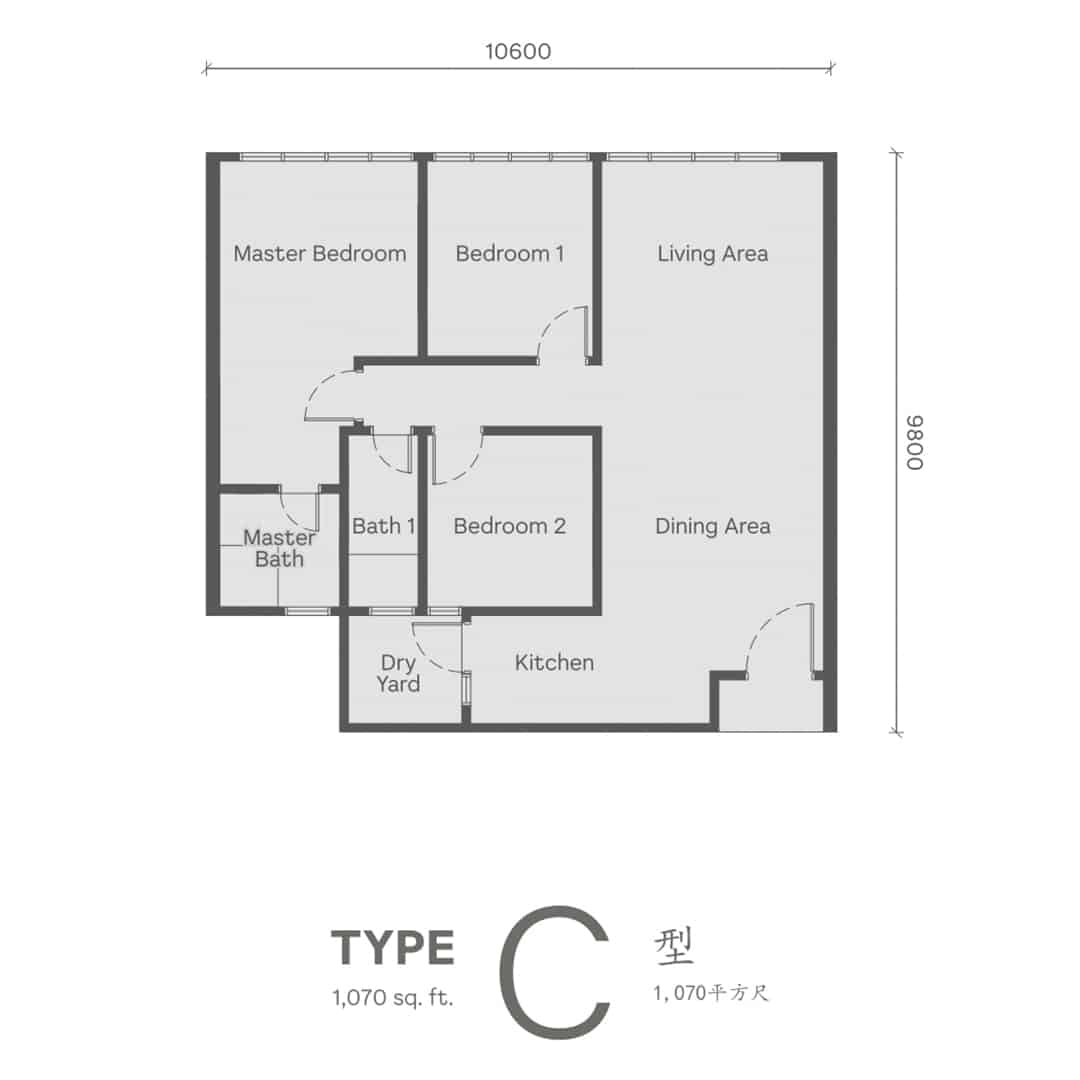 Type C Wellspring Residences site plan