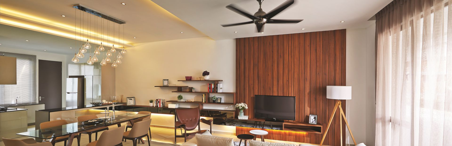 living room showroom by Airmas